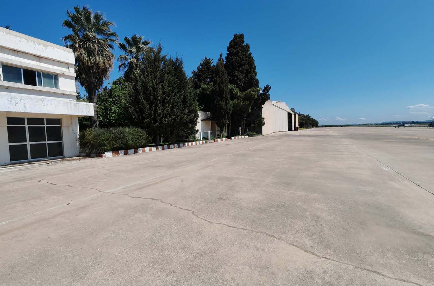 KYE airport runway and apron